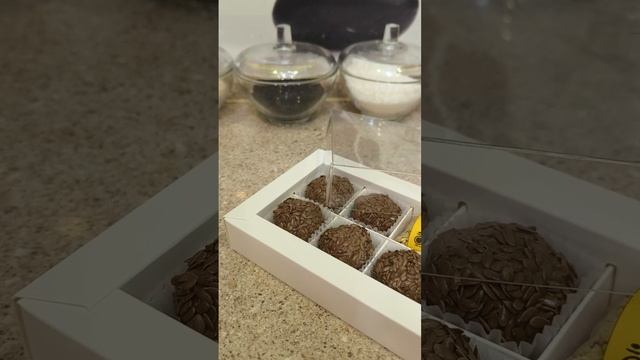 Конфеты из пророщенной зелёной гречки 