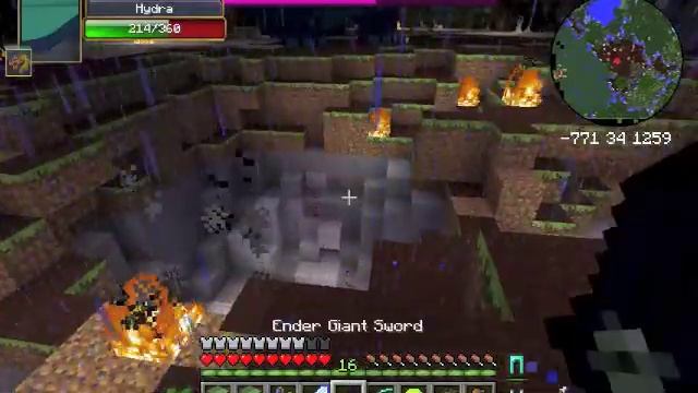 Ghast's hexxit survival part 20 Almost Defeated The Hydra смотреть онлайн