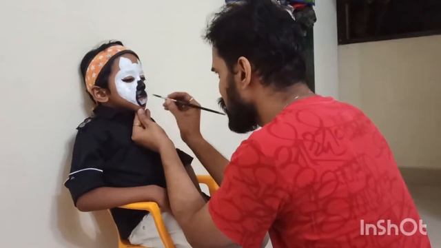 Zebra Face Painting смотреть онлайн