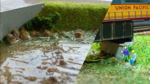 Создание воды на макете