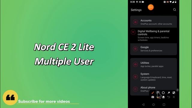 Oneplus Nord CE 2 Lite Enable Multi user || use oneplus Nord CE 2 lite second space ( CPH2381) смотреть онлайн