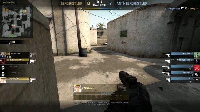 CS:GO 1 vs 4 win match 1 Best aim Best cfg Best headshot смотреть онлайн