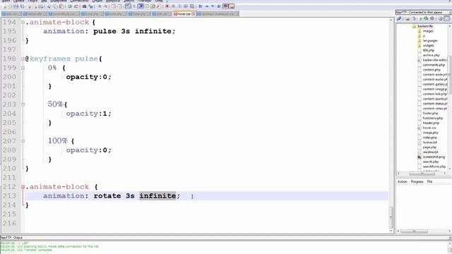 Создаем CSS-анимацию без плагинов