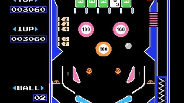 NES - Pinball смотреть онлайн