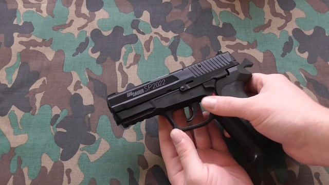 Cybergun/KWC Sig Sauer SP2022 Spring & Chrono.