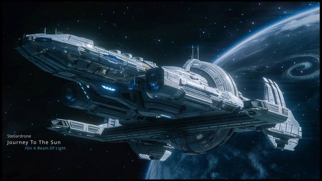 Space Ambient Music • Relaxation　various Spaceships　Space Station　 AI-image смотреть онлайн