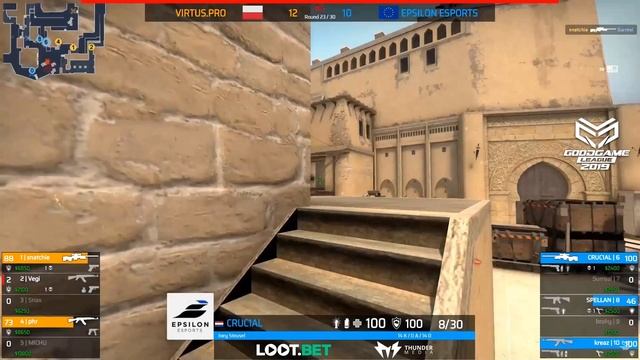 Virtus pro vs Epsilon Highlights at Good Game League 2019 смотреть онлайн