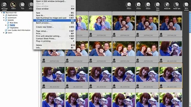 Canon Digital Photo Professional Tutorial - File Saving Options (16/19)