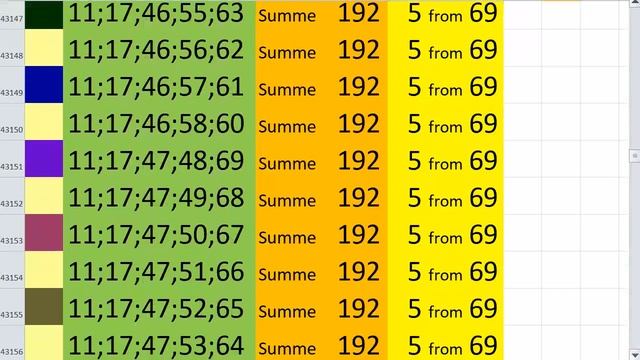 lotto combinations Powerball Jackpot 5x69 Summa 192 video 38 смотреть онлайн