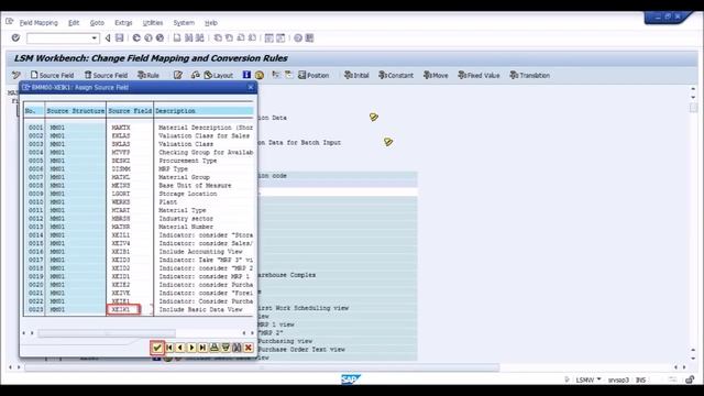 SAP LSMW Material Master Creation by Direct input recording смотреть онлайн
