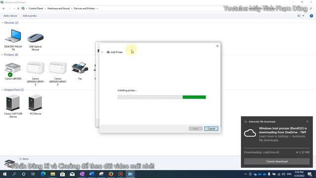 Hướng Dẫn Chi Tiết Cài Đặt Máy In Canon 3300 Bản 64 Bit Trên Windows 10 смотреть онлайн