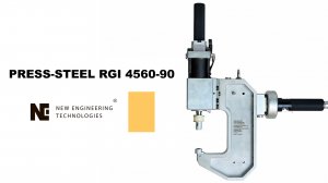 Пневмогидравлический пуклёвочный инструмент PRESS-STEEL RGI 4560-90 с усилителем PGU 160-150
