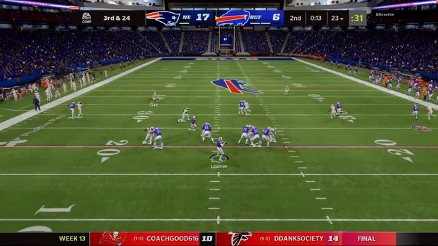TM 2 YR1 WK13: @BILLS MADDEN 22 CFM смотреть онлайн