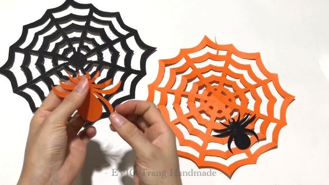DIY || Halloween Decorations || Trang Trí Halloween Bằng Giấy || EVIG Trang Handmade смотреть онлайн