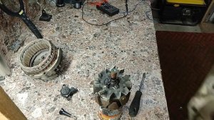 Как убрать биение посадочного места подшипника генератора