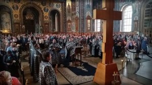 Прокимен: "Разделиша ризы Моя себе.."