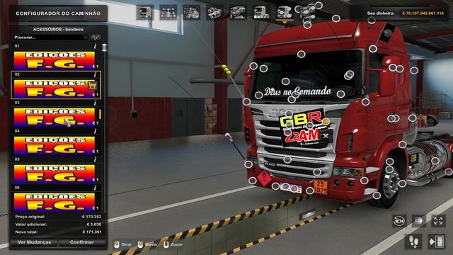 ETS2 1.45 - SAIU DOWNLOAD DA SCANIA R440 COM RONCO DIRETO MAIS PACK DE SKINS смотреть онлайн