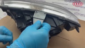 Комплект кронштейнов фары правой 260101079R Renault Logan 2 (2018-н.в.)