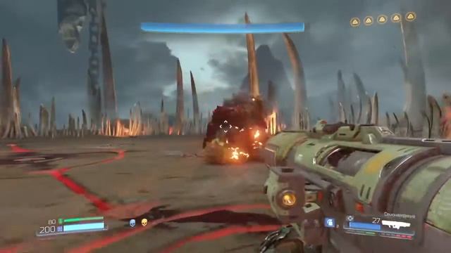 {DOOM 2016} прохождение БОССА на максимальной сложности!!! смотреть онлайн