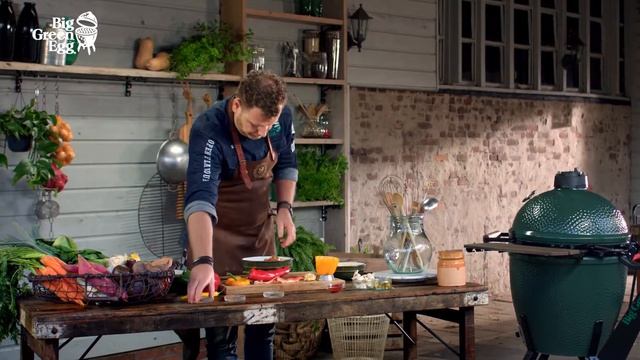 Vienkāršs veģetāras pildītās paprikas pagatavošanas veids Big Green Egg смотреть онлайн