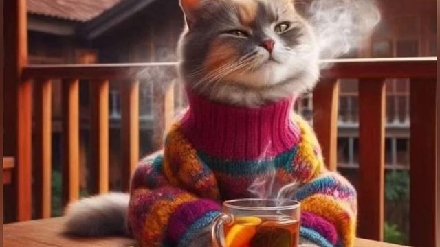 Доброе утро ☀️ Котики желают вам доброго утра 🌸🌸🌸 смотреть онлайн