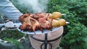 Перепела в тандыре