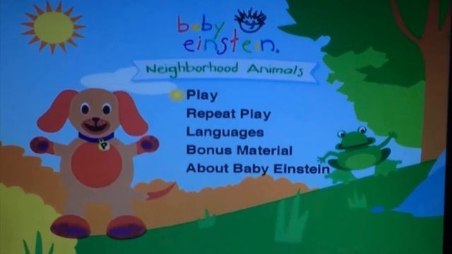 Baby Einstein neighborhood animals dvd menu смотреть онлайн