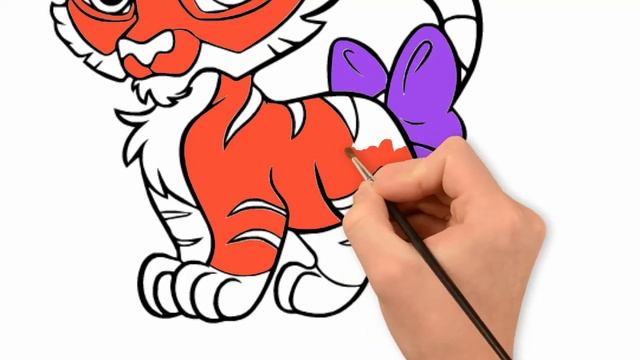 Disney Palace Pets SULTAN Drawing and Coloring pages for kids | Children learning Colors смотреть онлайн