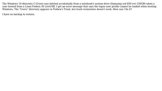 Windows all users erased by Fedora, how to recover users for Windows login? (2 Solutions!!) смотреть онлайн