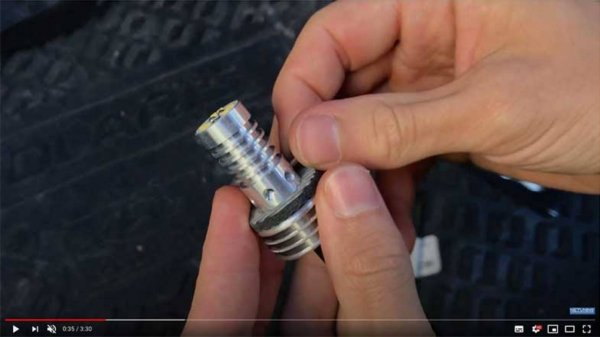 Установка светодиодных ламп W16W-LP в задний ход