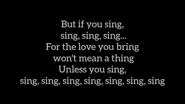Sing - lyrics - Travis смотреть онлайн
