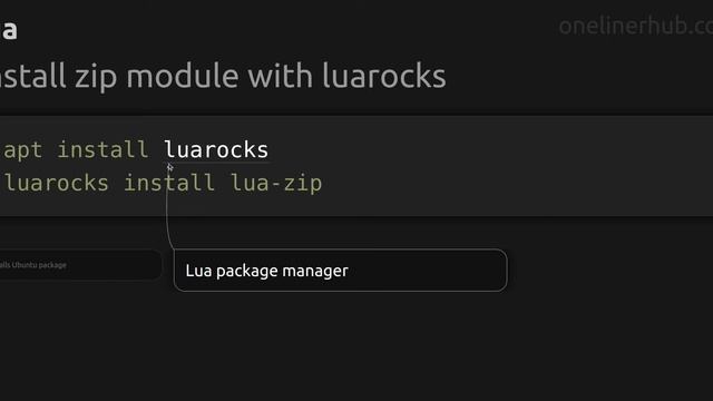 Install zip module with luarocks #lua смотреть онлайн