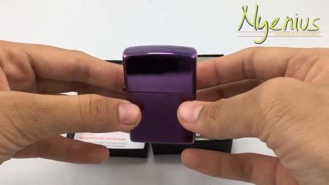 Unboxing Zippo 24747 Purple Abyss смотреть онлайн