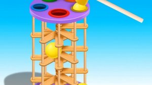 Учите цифры с помощью 3D красочных конфет - Коллекция цветов и цифр для детей