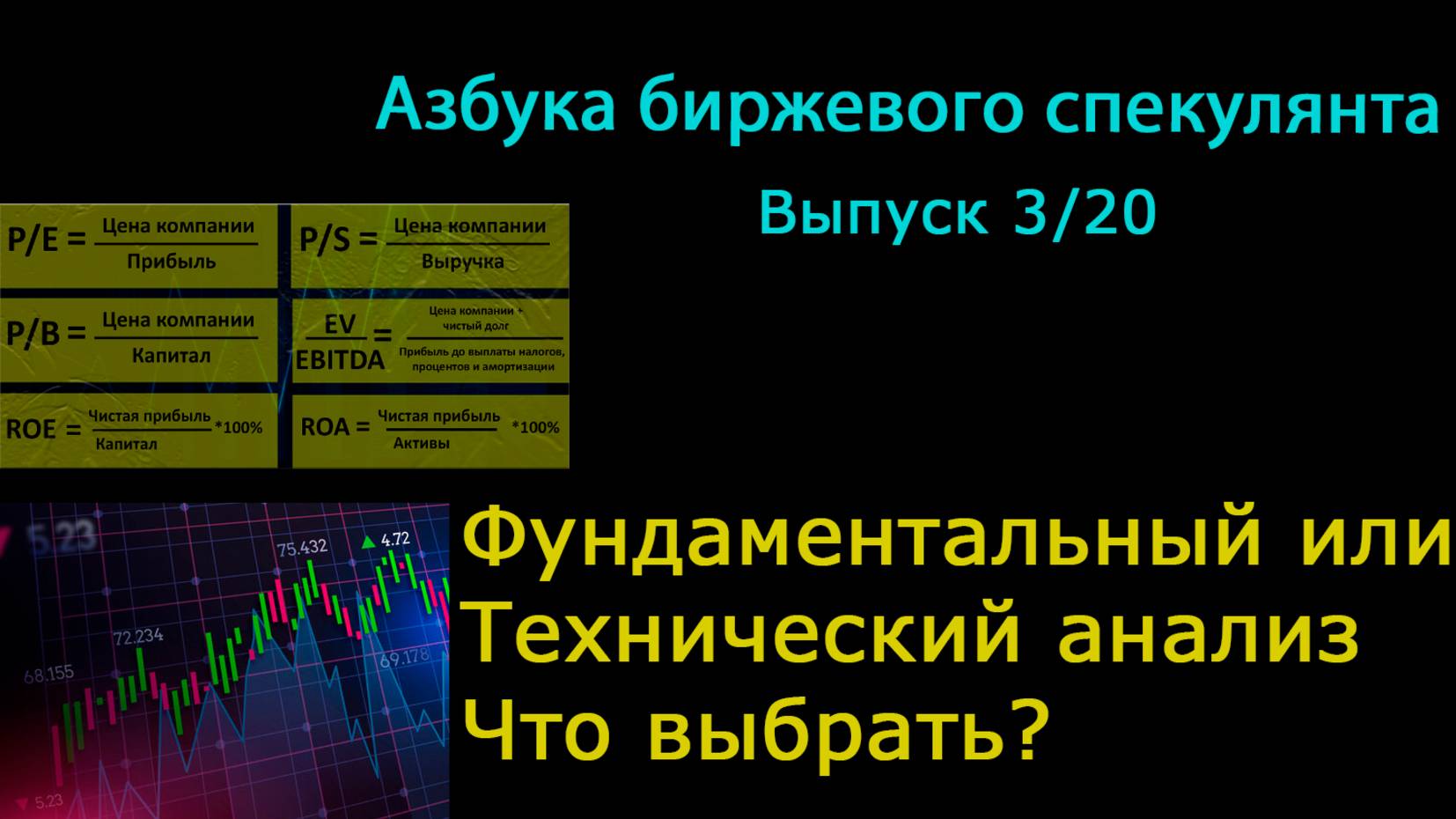 3.Фундаментальный или технический анализ. Что выбрать при принятии торговых решений?