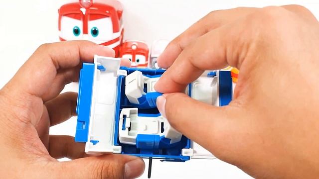 Transformation Robot RobotTrains Kay Deluxe Set Toy Unboxing play смотреть онлайн