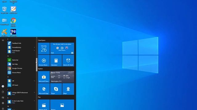 Opening MS Word 2016 on Windows 10. смотреть онлайн