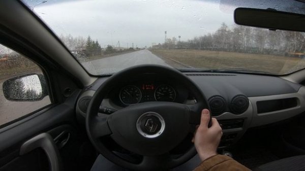 2011 Renault Sandero 1.4L (75hp) POV Test Drive