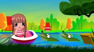 Row Row Row Your  Boat With Lyrics - English Kids Nursery Rhyme - Video Song For Children