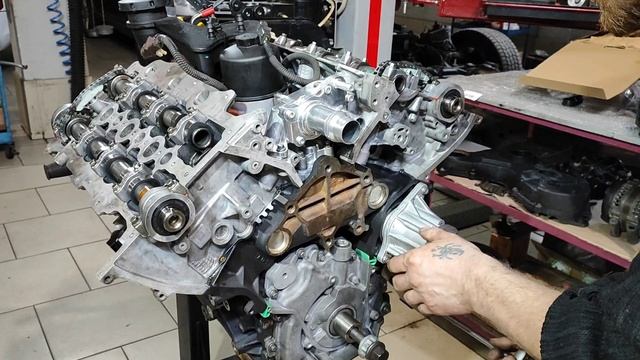 Сборка двигателя. Практически завершающий этап.