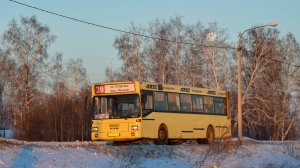 Автобус MAN SL202 (АВ 086 22). Покатушки по Барнаулу./ Bus MAN SL202. A trip to Barnaul.
