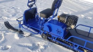 Мотобуксировщик с лыжным модулем Альбатрос-XLV9 небольшой обзор