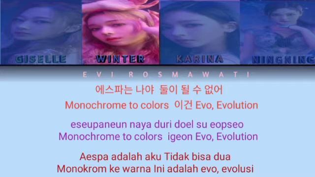 AESPA BLACK MAMBA LYRICS (Color Coded Han/Rom/Ina) Sub indo смотреть онлайн