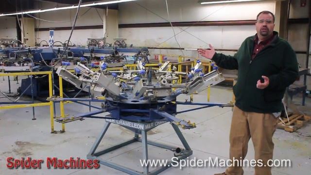 M&R Chameleon Manual Screen Printing Press - Robert Barnes - Spider Machines смотреть онлайн