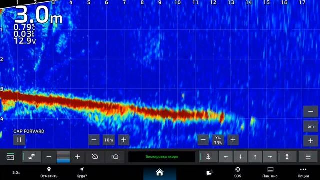 Рыбалка с Паноптикс. Panoptix Livescope. Астрахань. Река Бахтемир. Январь