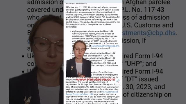 GOOD NEWS For Ukranian Paroles and Afghan Paroles | Alena Shautsova | Immigration Lawyer смотреть онлайн