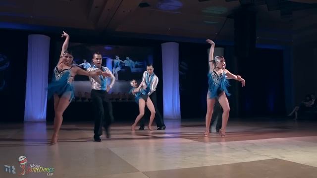 Grizzly Dance Company - team cabaret 2nd finals place - World Latin Dance Cup 2011 смотреть онлайн