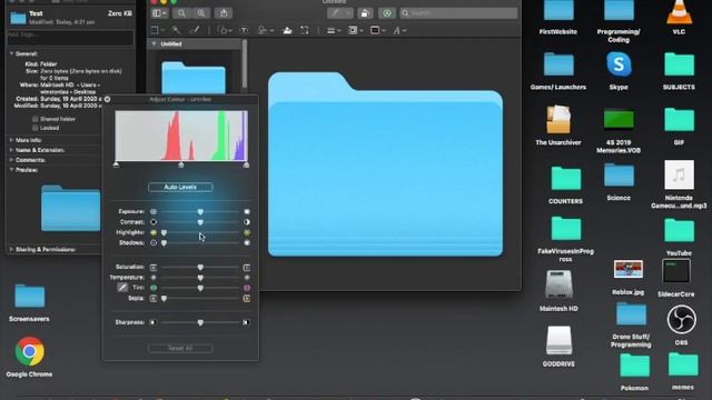 How to change the colour of a folder on macOS Catalina and above. смотреть онлайн