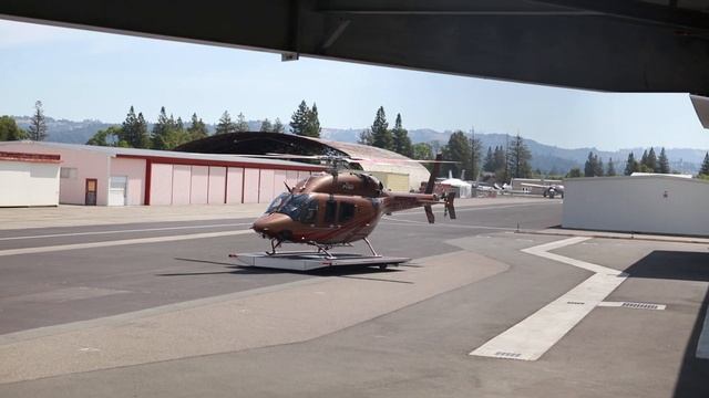 Bell 429 Capitol Helicopters At Sonoma Airport