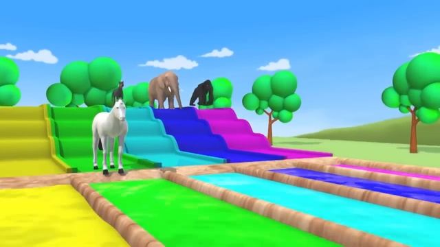 Детские стишки для изучения цветов с песенкой BABY SHARK Baby Shark Учит цвета смотреть онлайн